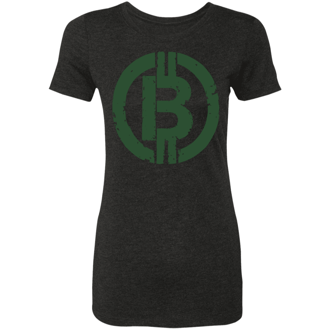 Military Green Bitcoin Hodl Cryptocurrency BTC Women's T-Shirt