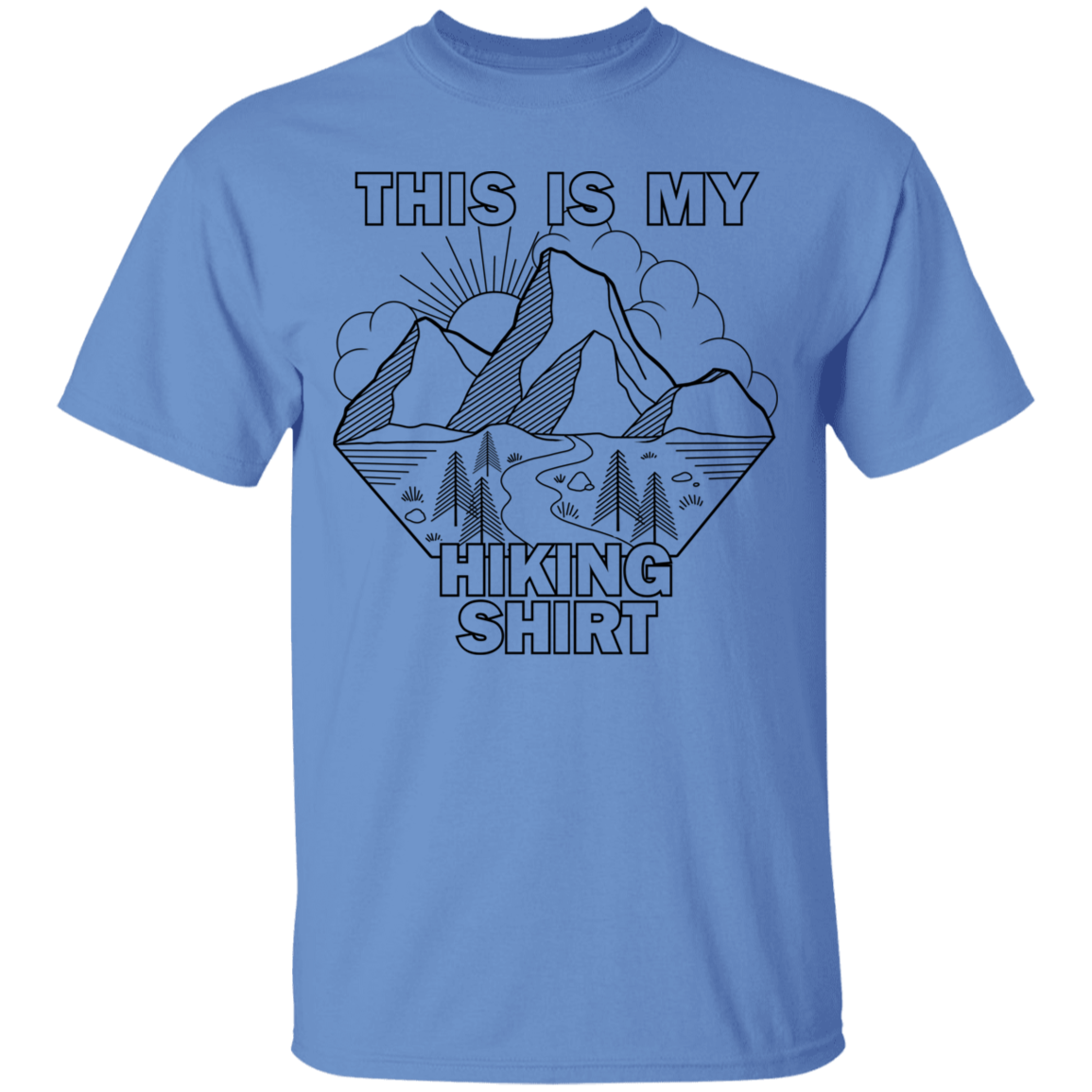 This Is My Hiking Shirt Nature Camping T-Shirt