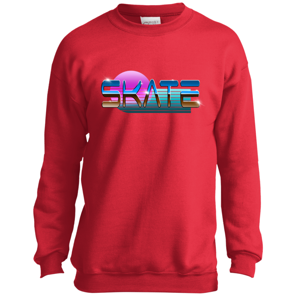 Skate Skateboarding Skateboarder Youth Crewneck Sweatshirt