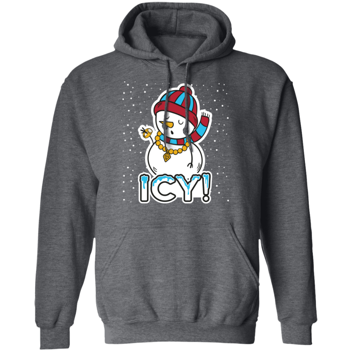 ICY! Snowman Ugly Christmas Pullover Hoodie
