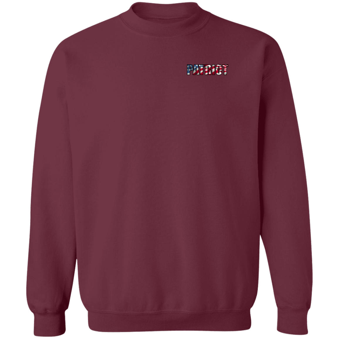 Patriot American Bald Eagle Double Sided Crewneck Sweatshirt