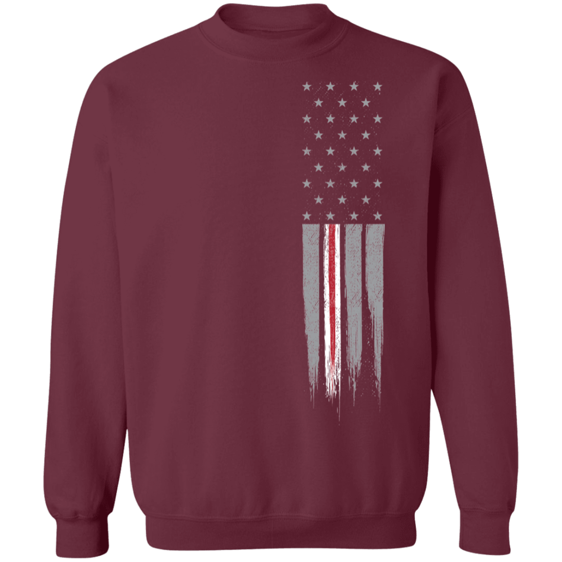 Nurse Medical Thin Line American Flag Crewneck Sweatshirt