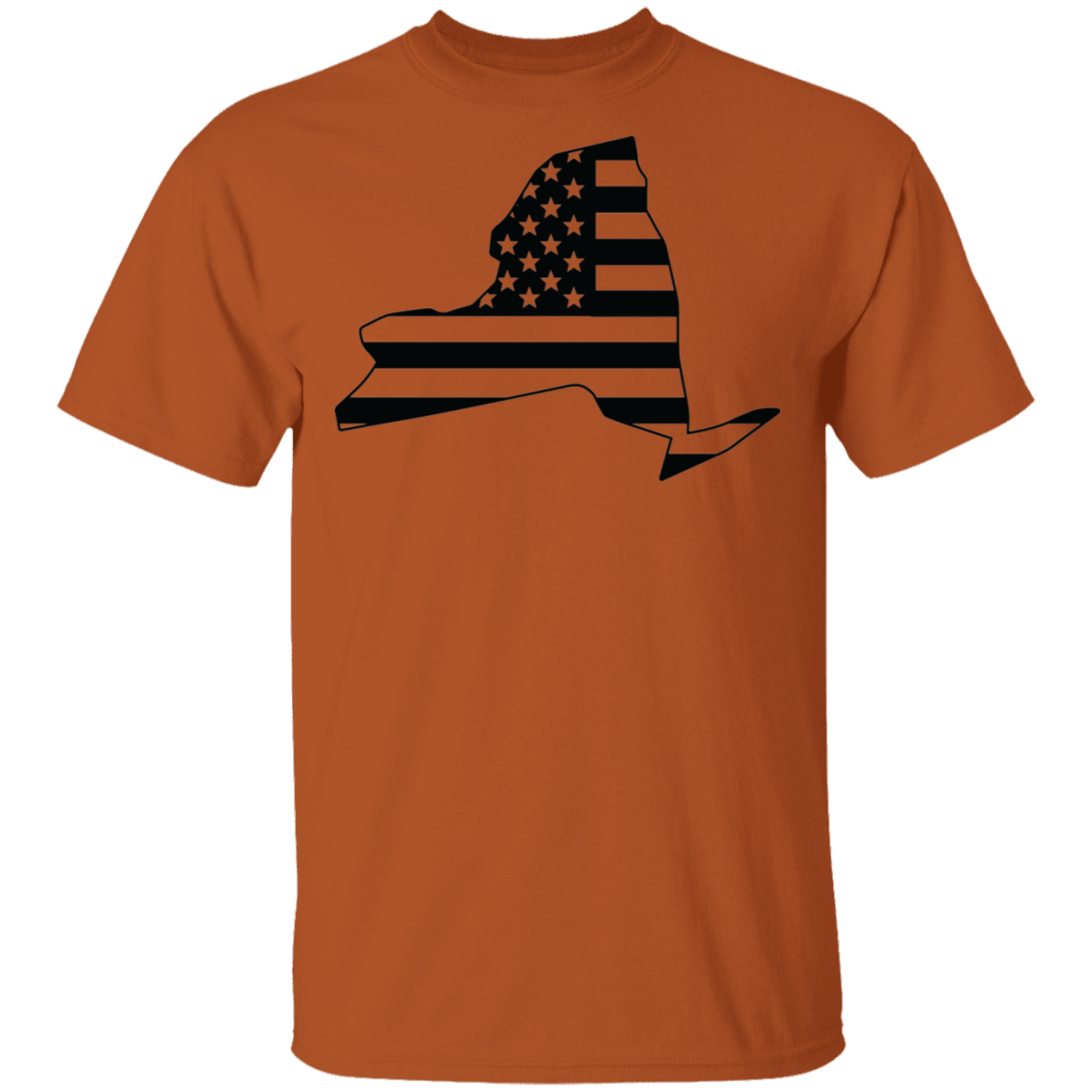 New York NY State American Flag Pride T-Shirt