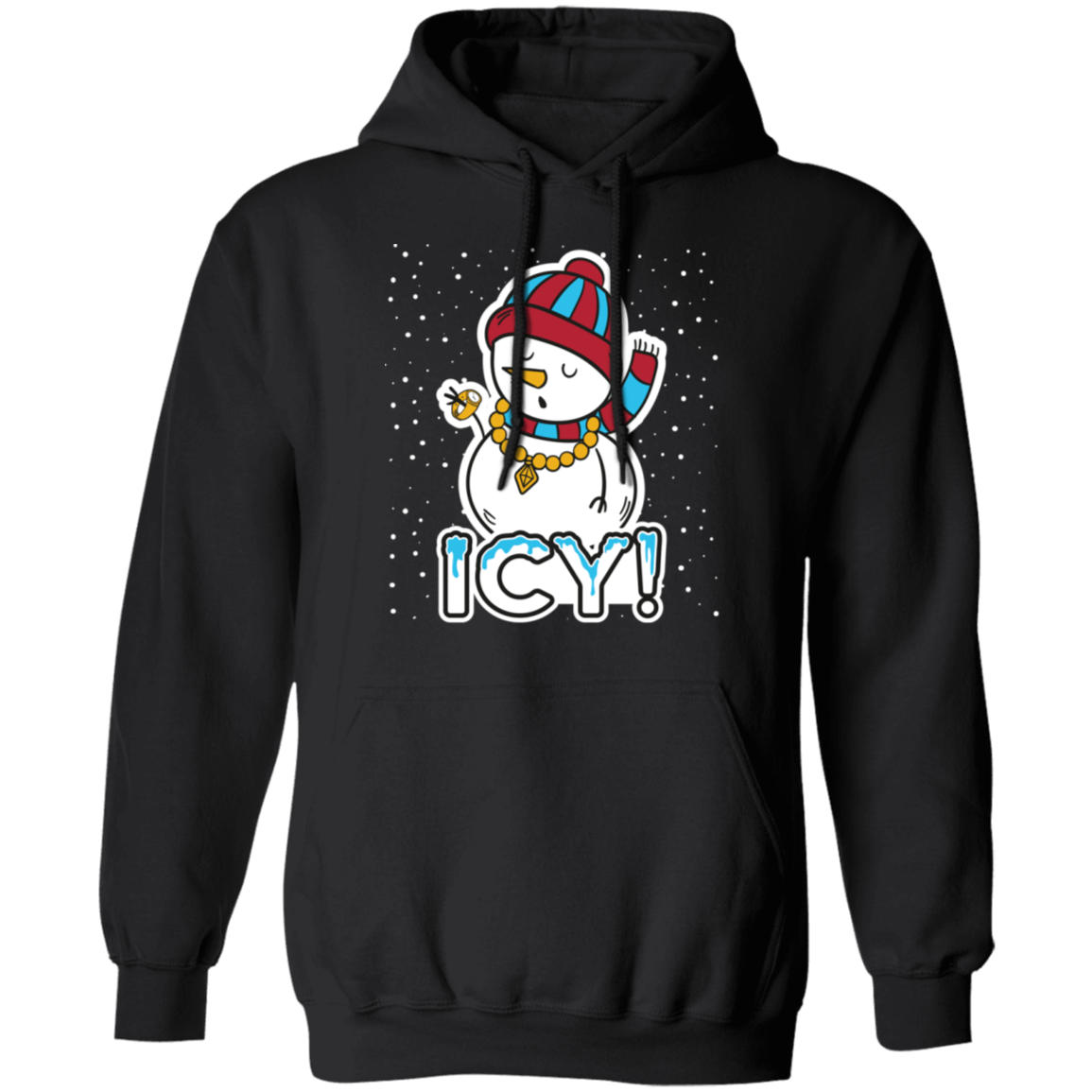 ICY! Snowman Ugly Christmas Pullover Hoodie