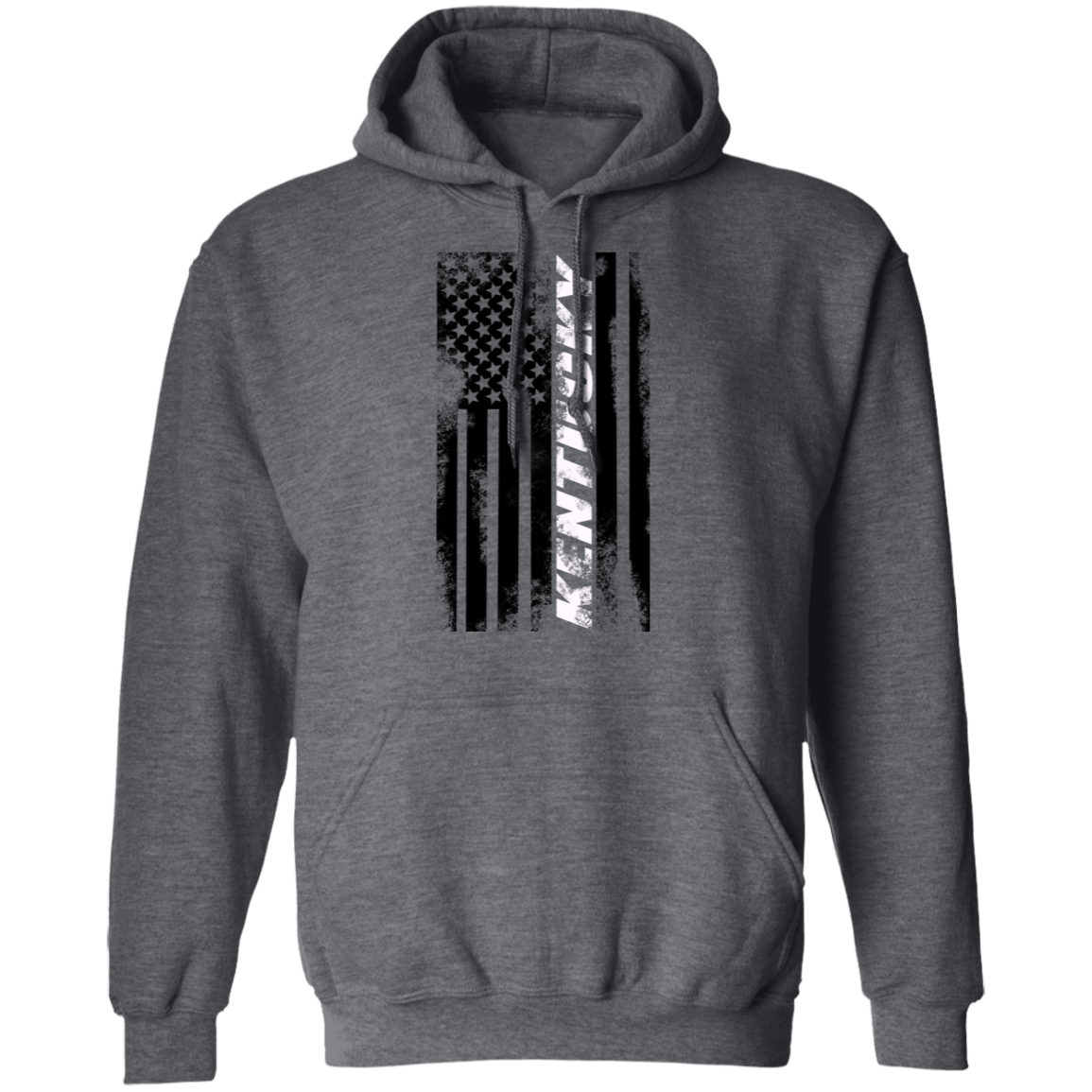 Kentucky American Flag Pullover Hoodie