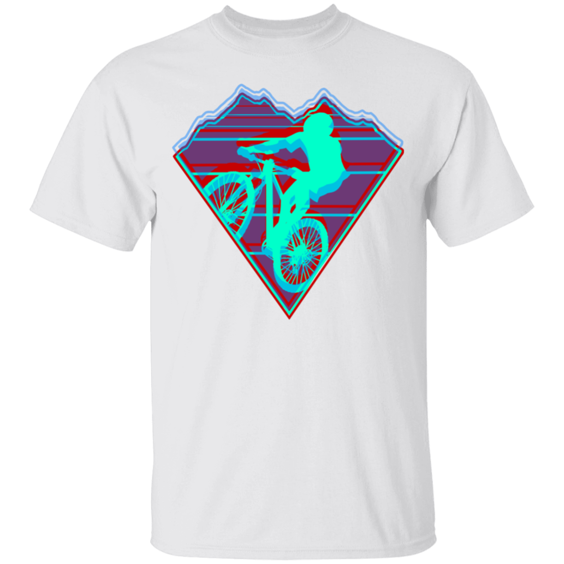 Retro Mountain Biker Youth T-Shirt