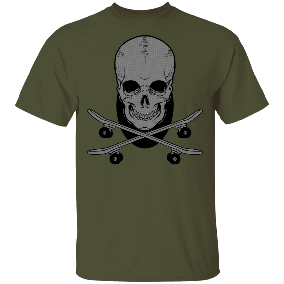 Skeleton Skateboarding Skateboard Shred T-Shirt