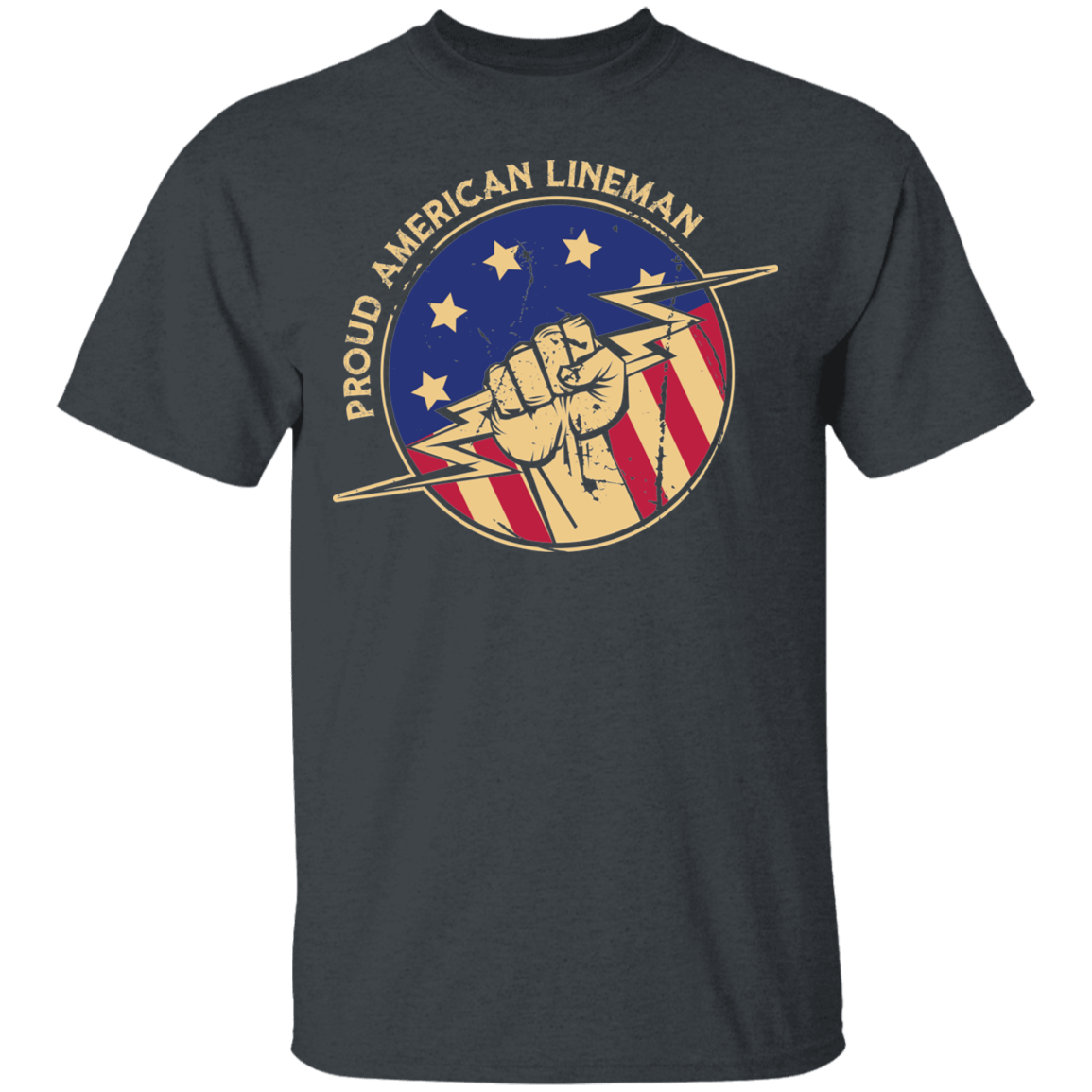 Proud American Lineman T-Shirt