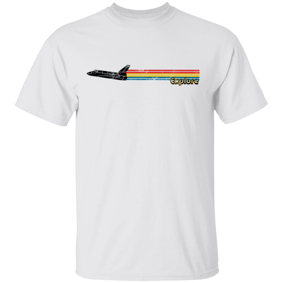 Men's Space Rocket Ship Explorer T-Shirt