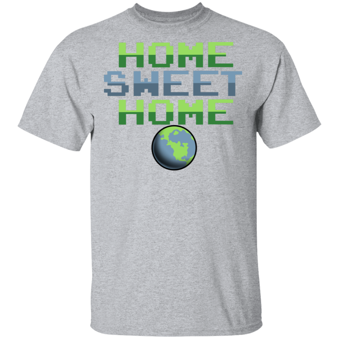 Men's Space Planet Earth Home Sweet T-Shirt