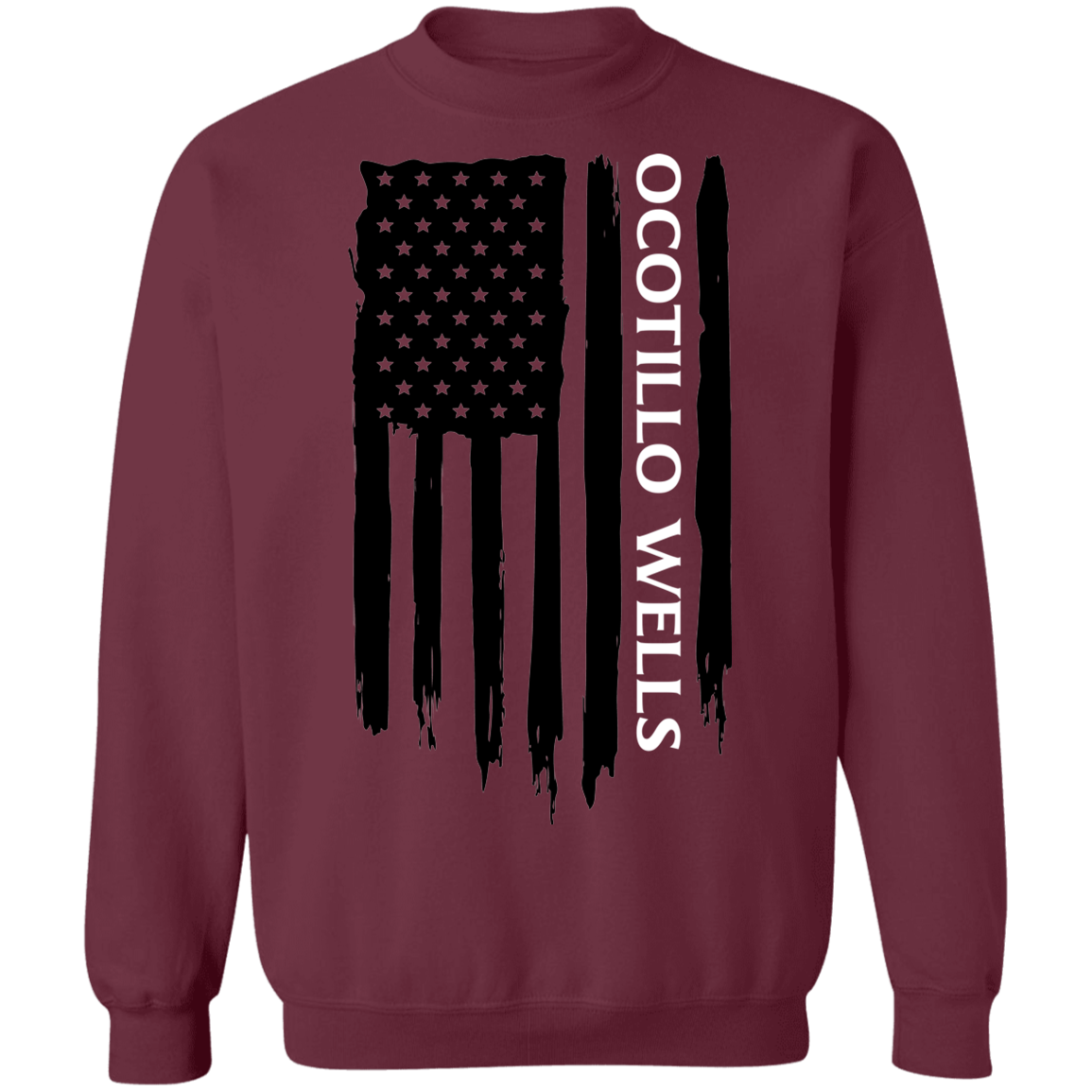 Ocotillo Wells American Flag Crewneck Sweatshirt