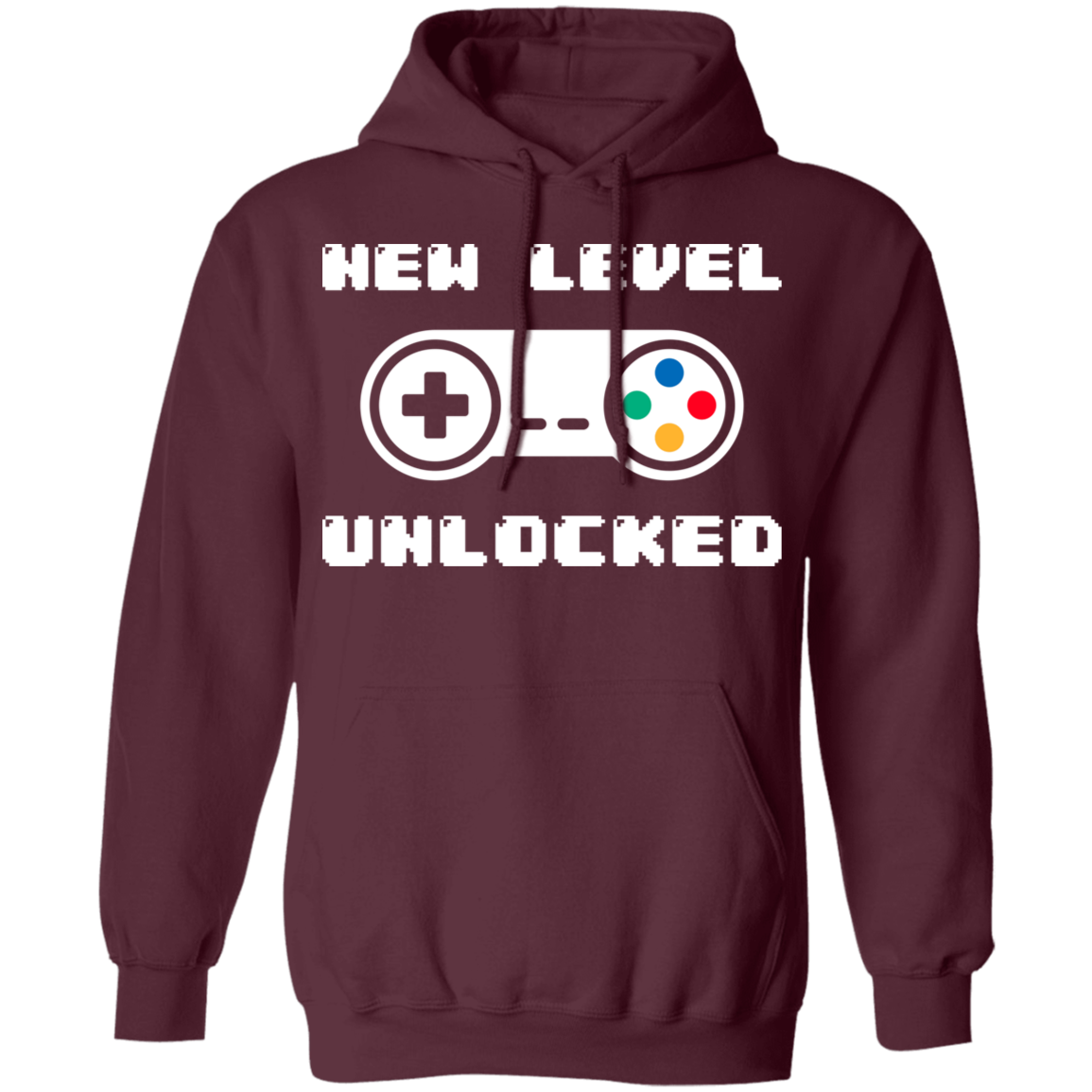 New Level Unlocked Gaming Pullover Hoodie