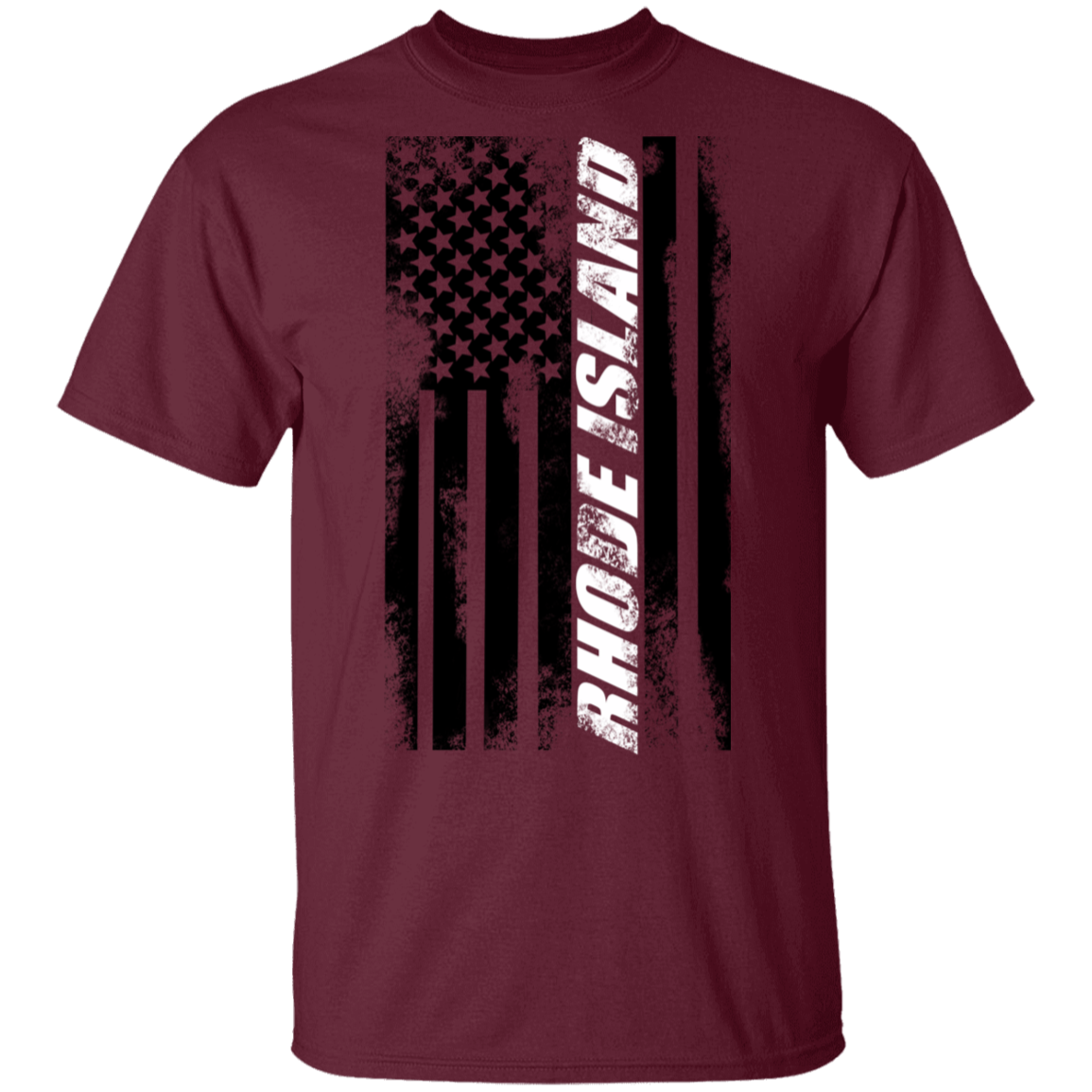 Rhode Island American Flag T-Shirt