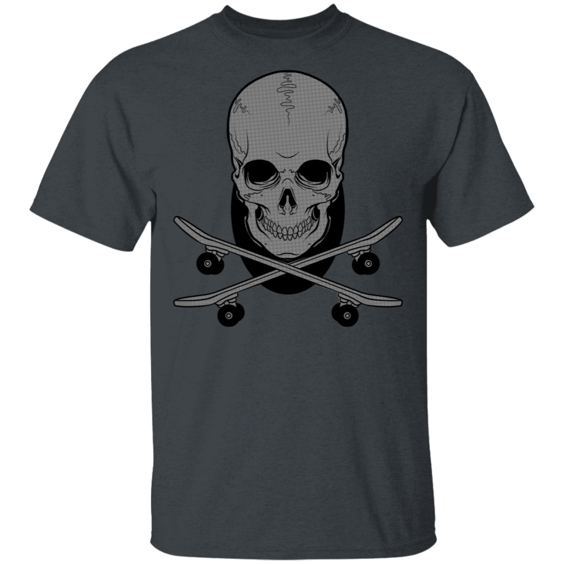 Skeleton Skateboarding Skateboard Shred T-Shirt
