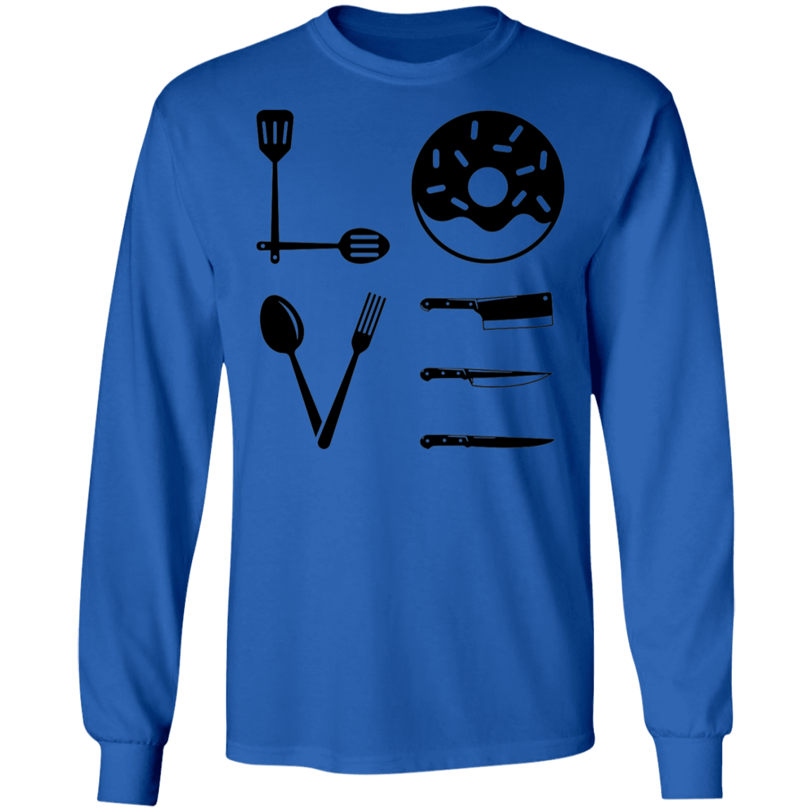 Love Cooking Chef Long Sleeve T-Shirt
