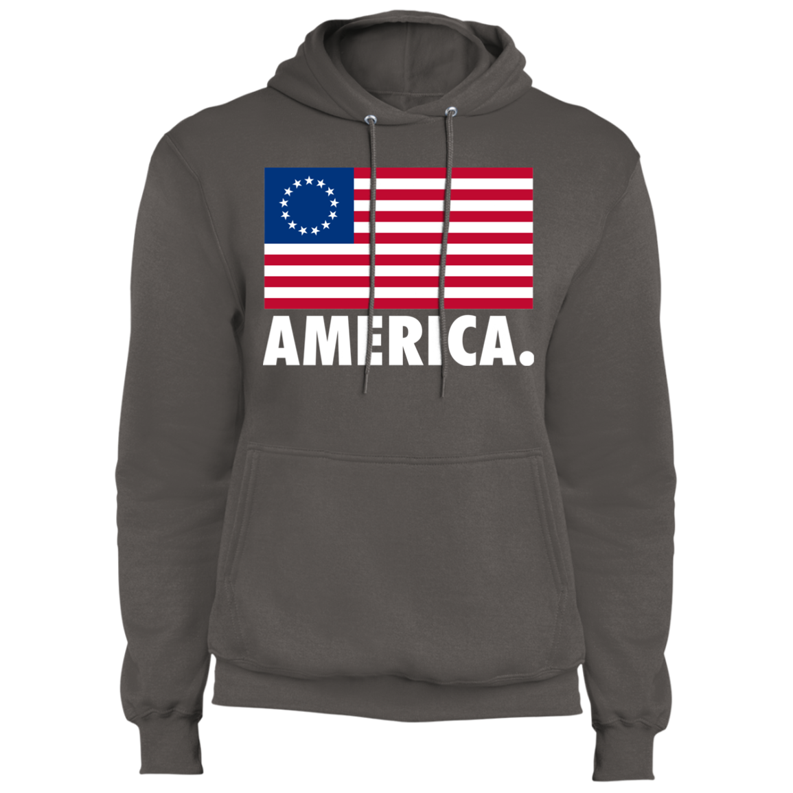 Betsy Ross Flag America Patriot Pullover Hoodie