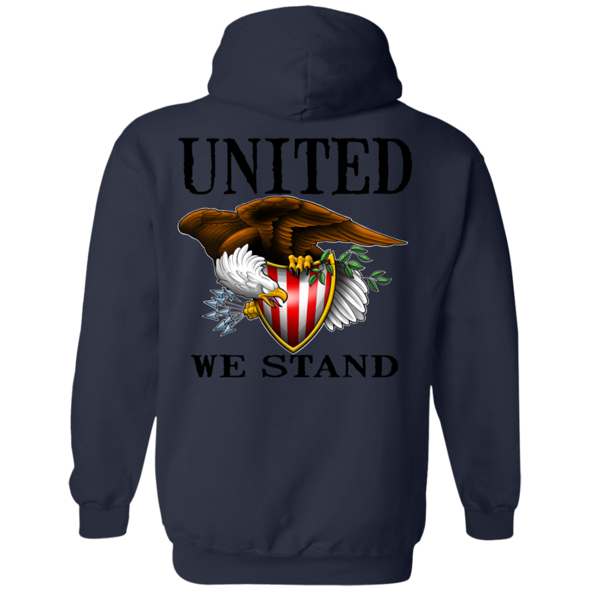 We the People United We StandDouble Sided Pullover Hoodie