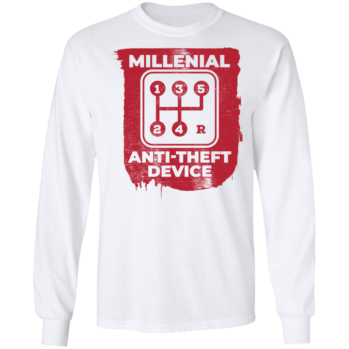 Millennial Anti-Theft Device Long Sleeve T-Shirt