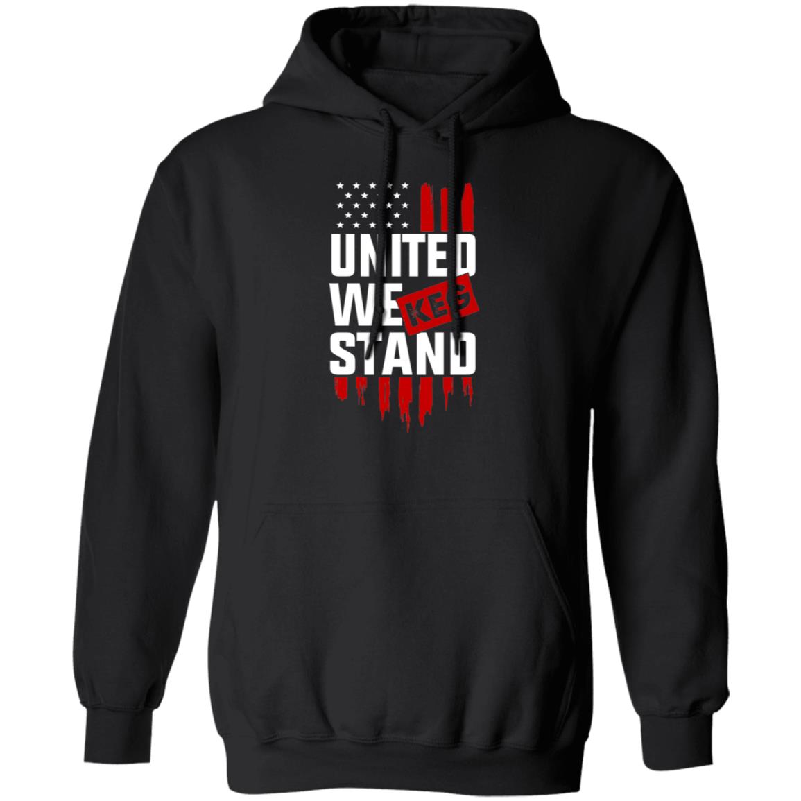 United We Keg Stand Drinking Beer American Flag Pullover Hoodie