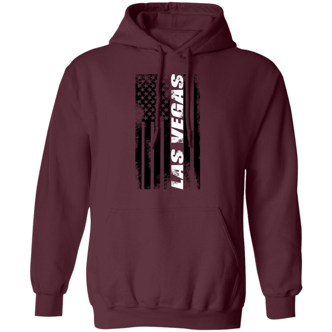 Las Vegas Nevada American Flag Pullover Hoodie