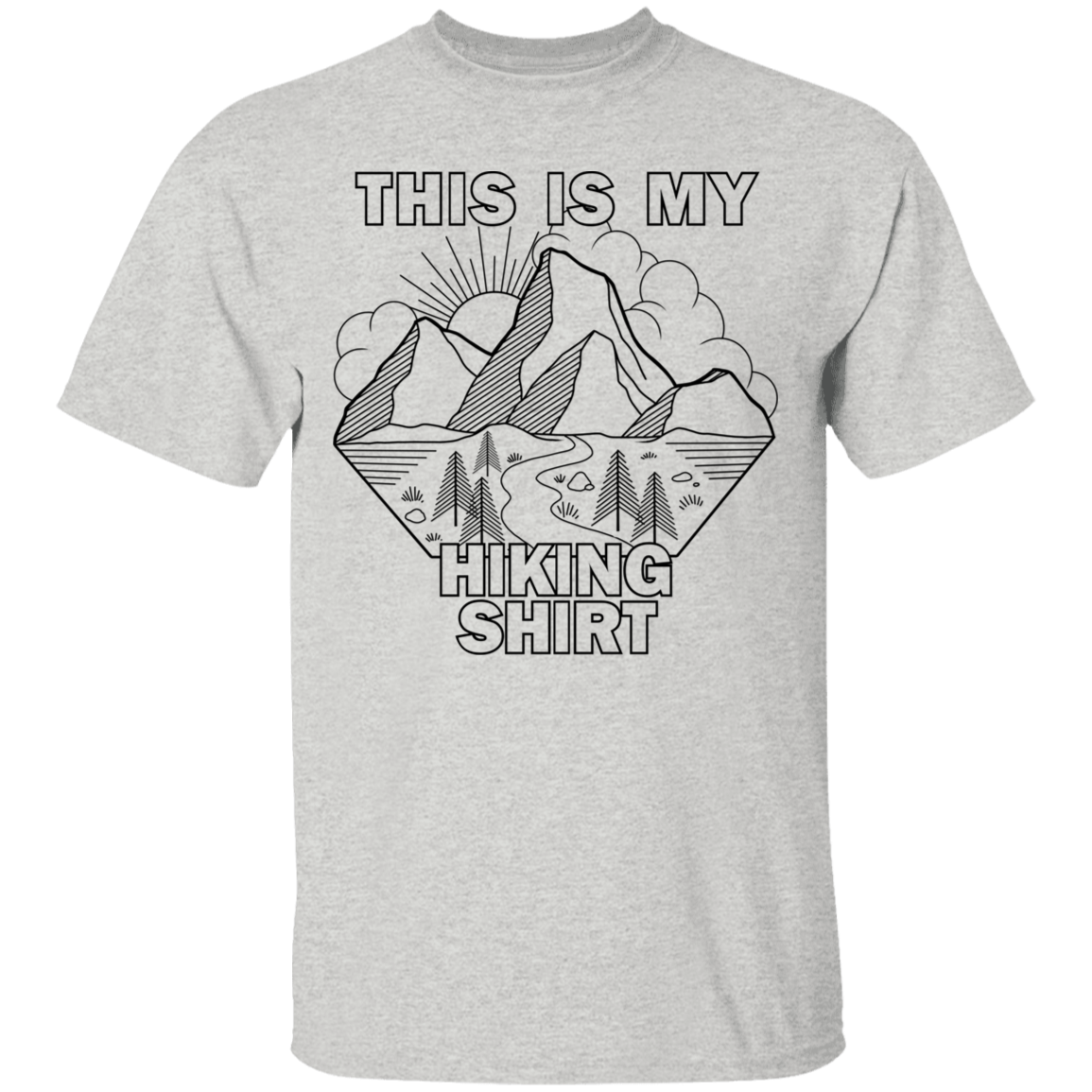 This Is My Hiking Shirt Nature Camping T-Shirt