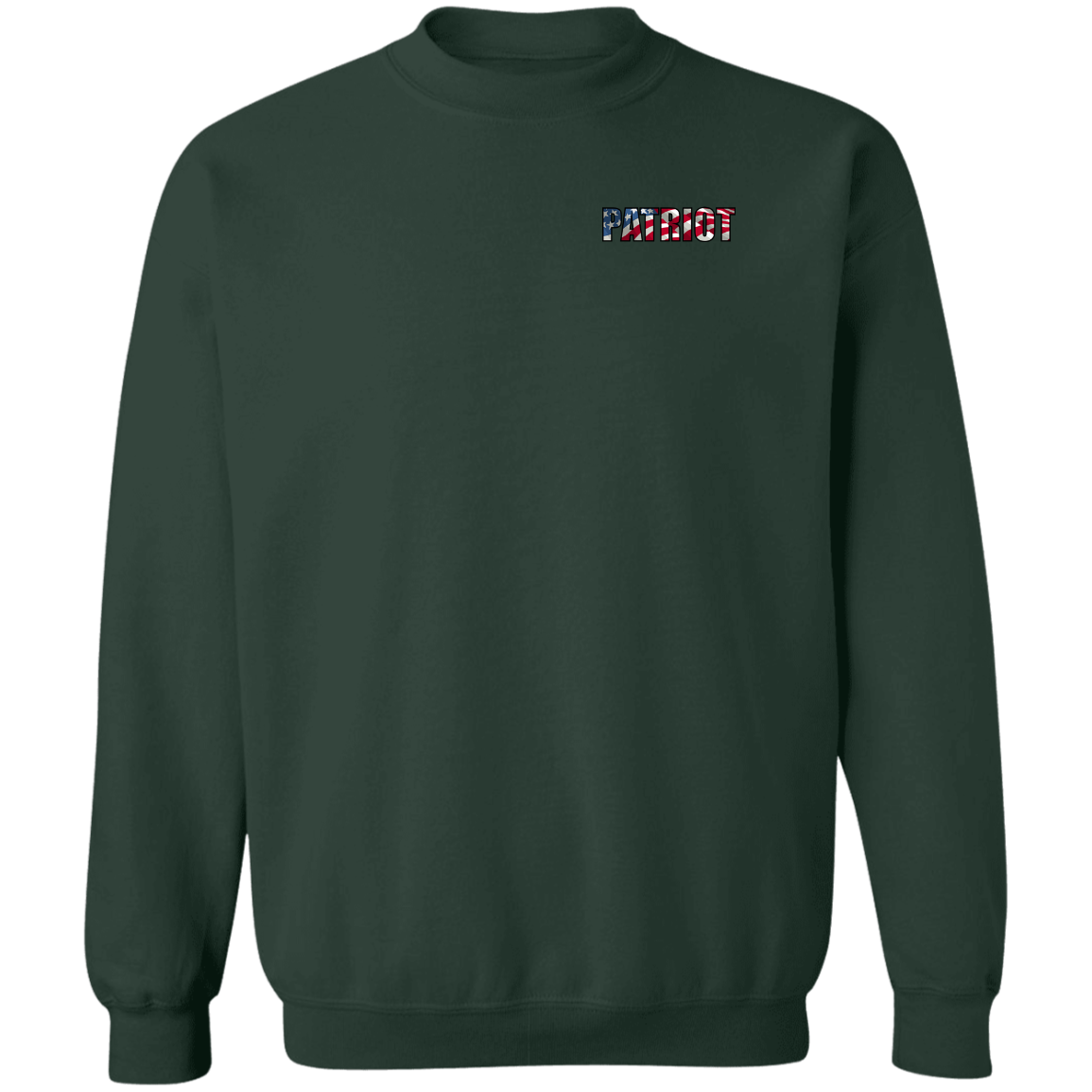 Patriot American Bald Eagle Double Sided Crewneck Sweatshirt
