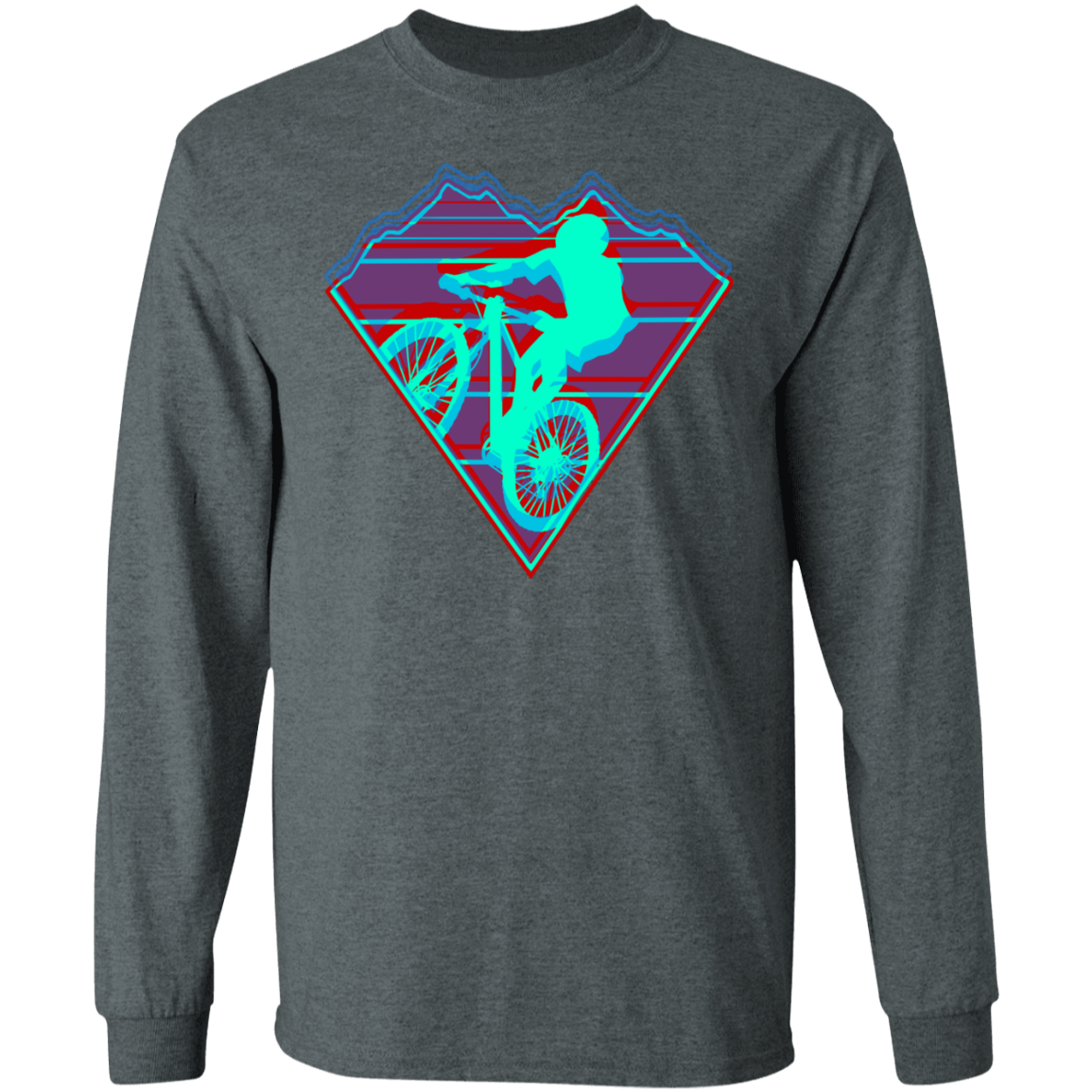 Mountain Bike Biking Long Sleeve T-Shirt