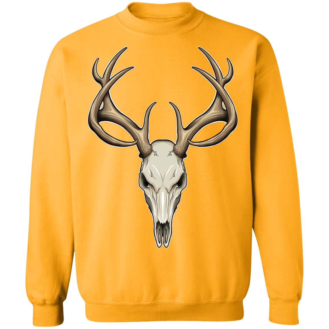 Hunting Deer Skull Crewneck Sweatshirt