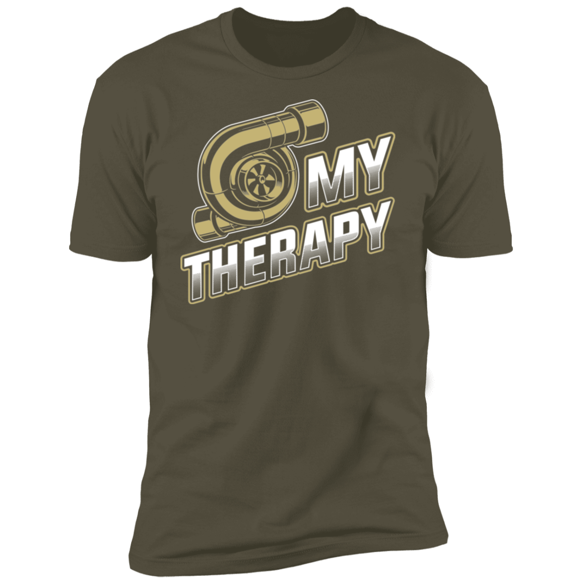 Turbo is My Therapy Boosted Gapped Premium Short Sleeve T-Shirt