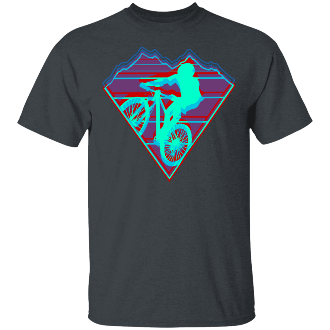 Retro Mountain Biker T-Shirt