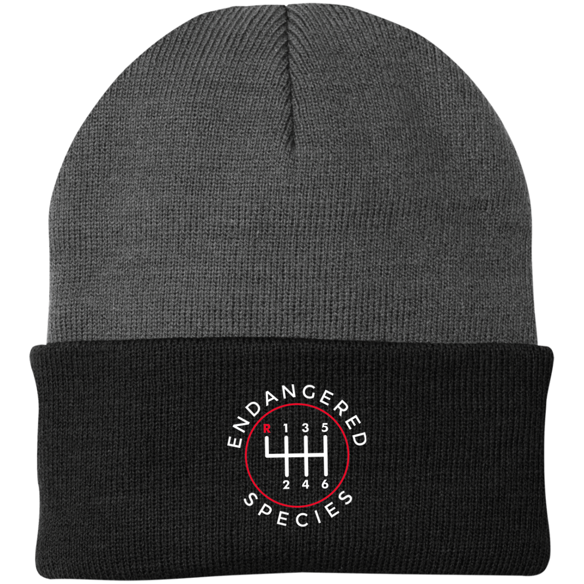 Endangered Species Manual Stick Shift 6-Speed Beanie Cap