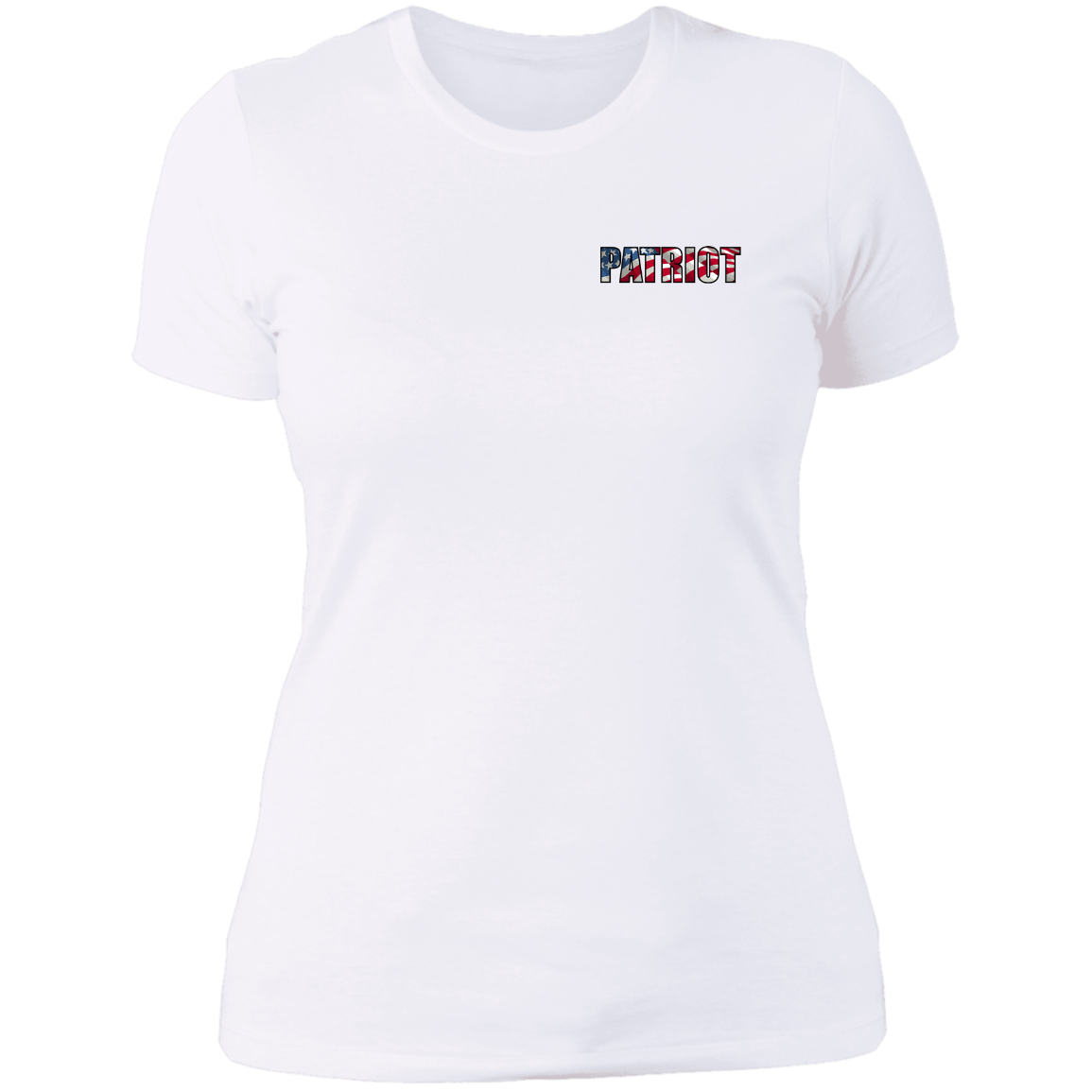 Patriot American Bald Eagle Women's Double Sided Boyfriend T-Shirt