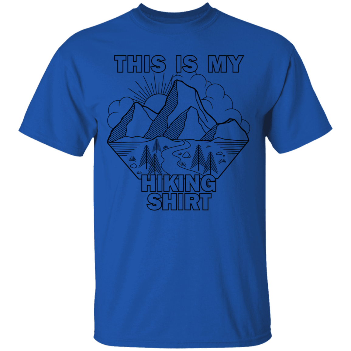 This Is My Hiking Shirt Nature Camping T-Shirt