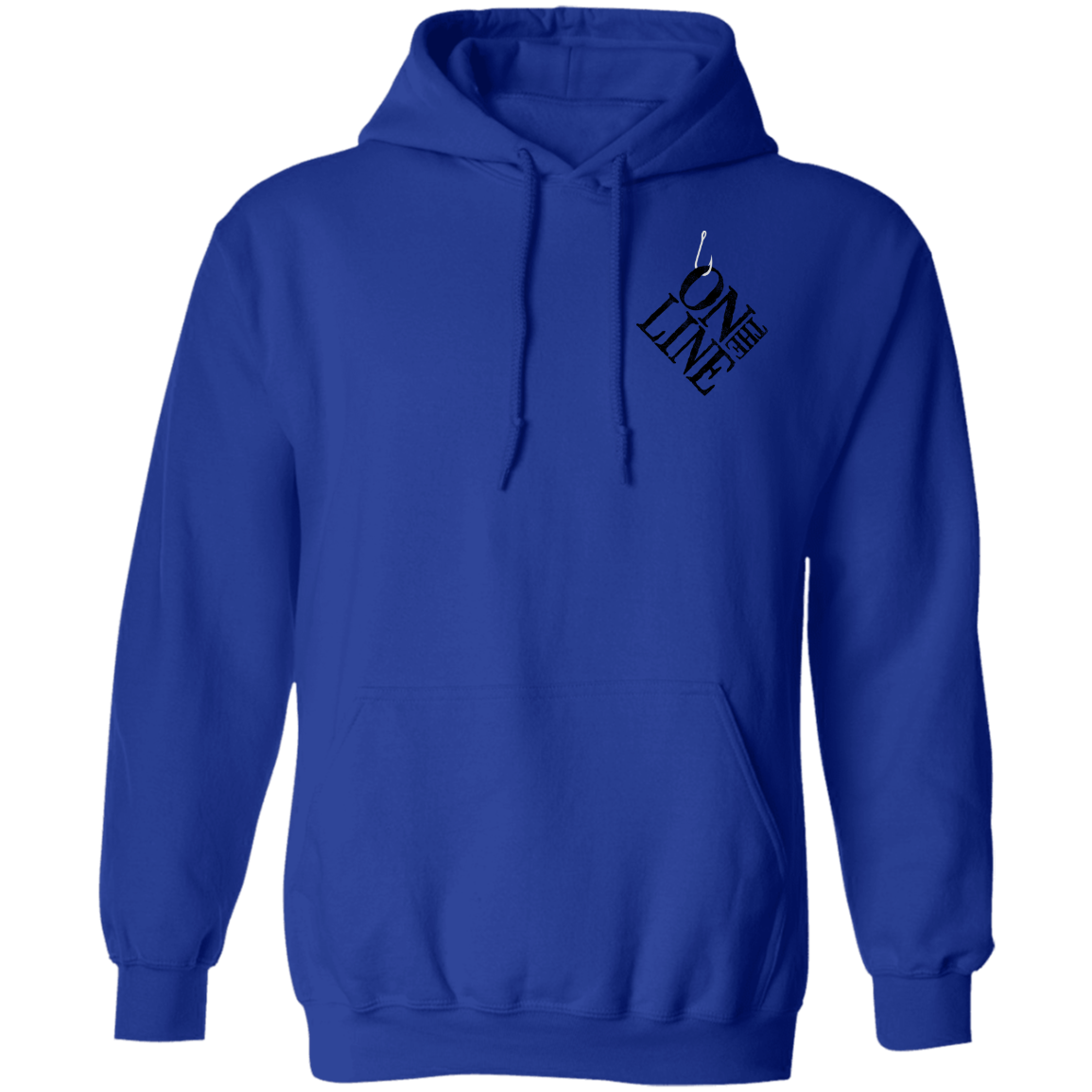 Sculpin Fish On The Line Saltwater Double Sided Pullover Hoodie