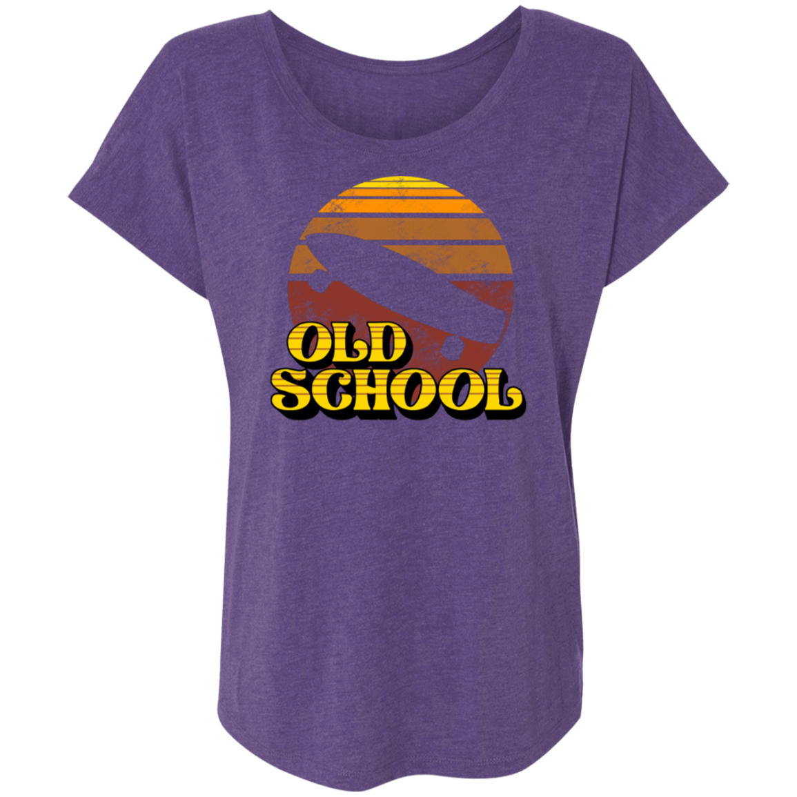 Old School Skateboarding Women's Dolman Sleeve