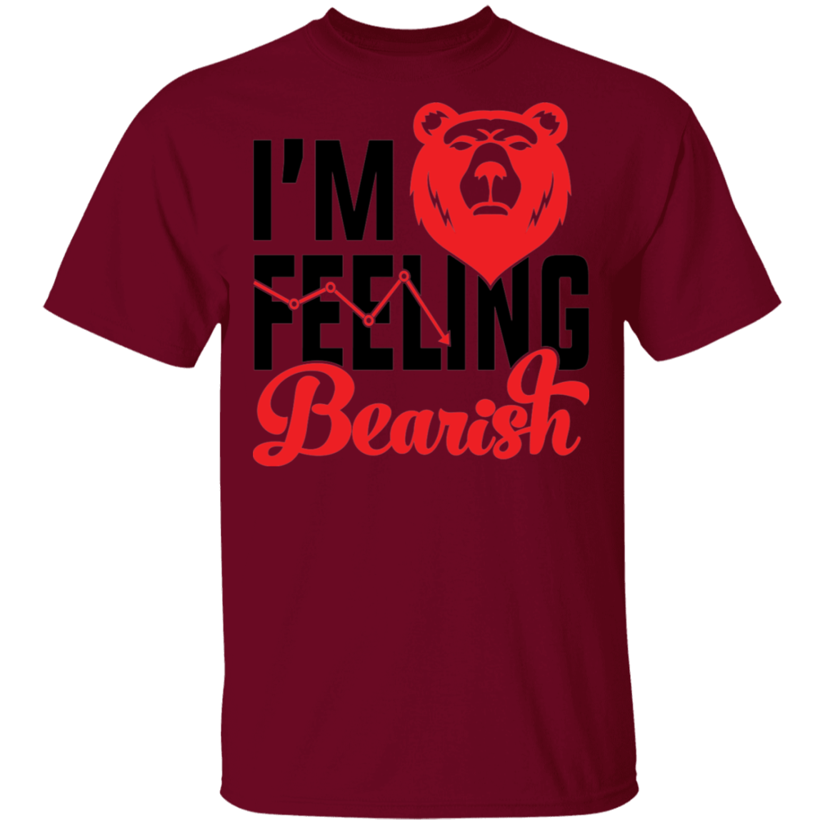 I'm Feeling Bearish Stocks Technical Analysis T-Shirt