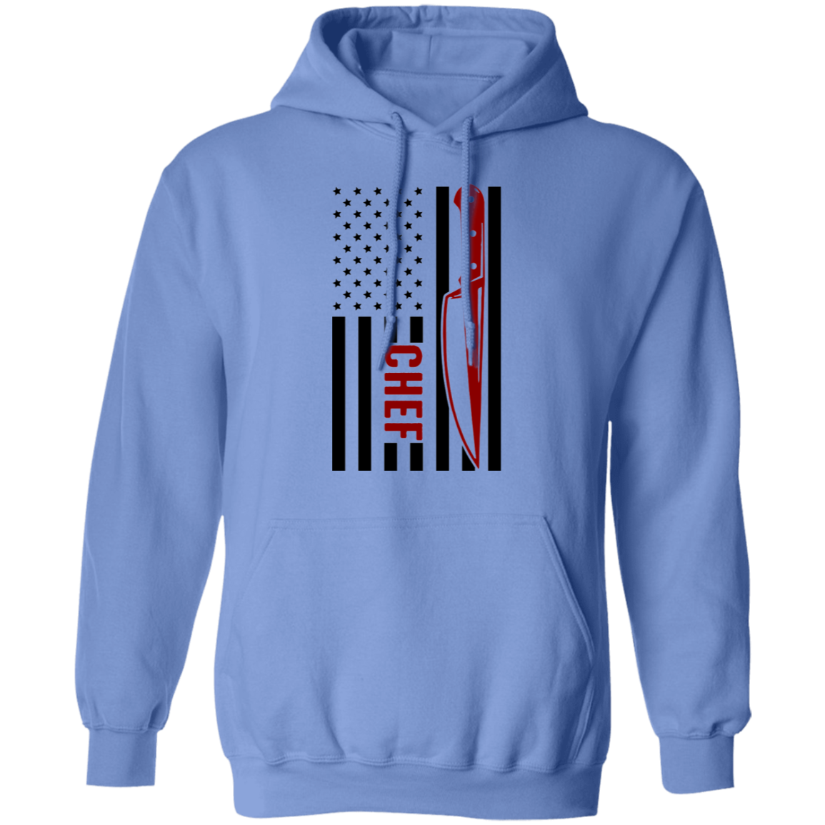 Chef American Flag Cooking Pullover Hoodie