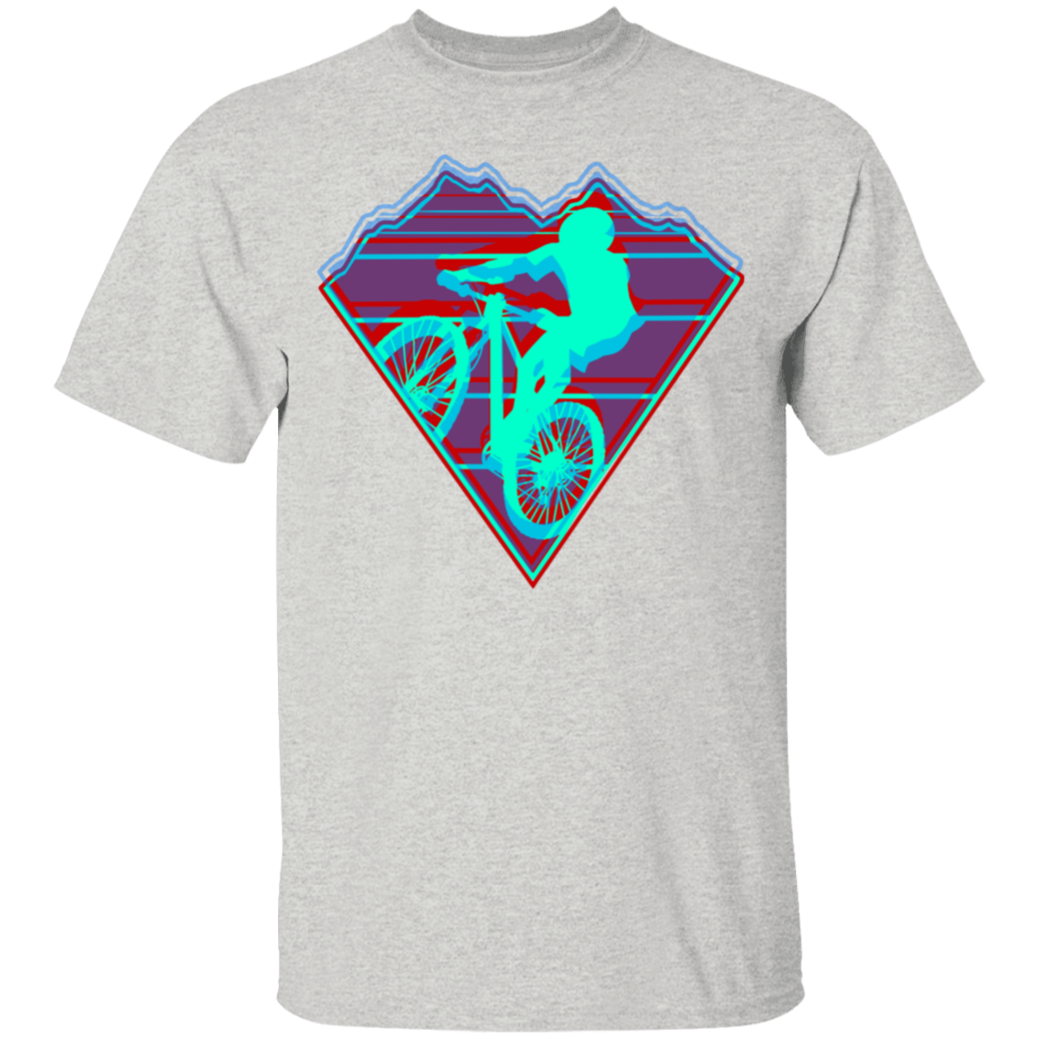 Retro Mountain Biker Youth T-Shirt
