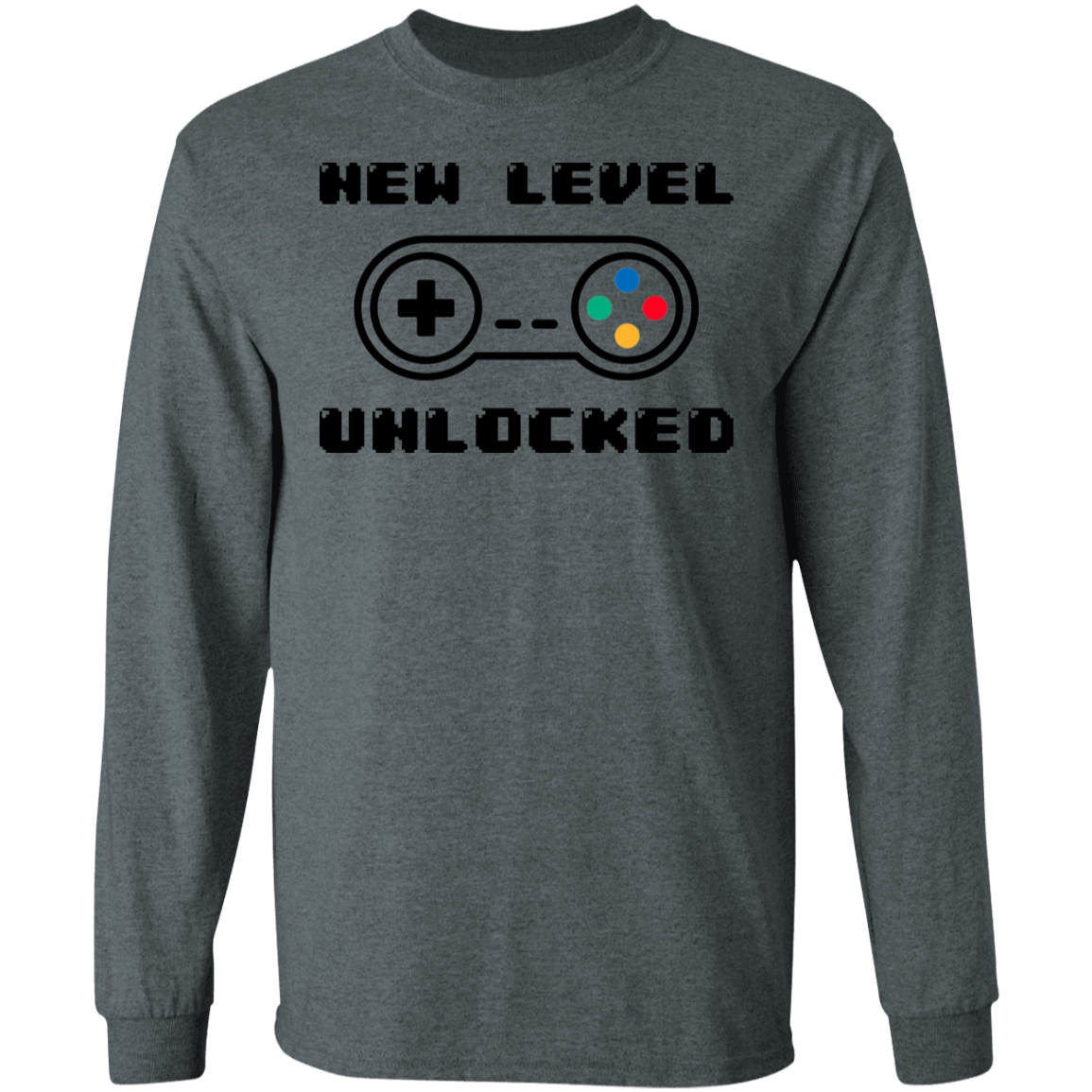 New Level Unlocked Gaming Long Sleeve T-Shirt