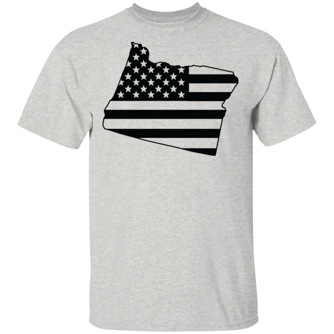 Oregon State American Flag Pride T-Shirt
