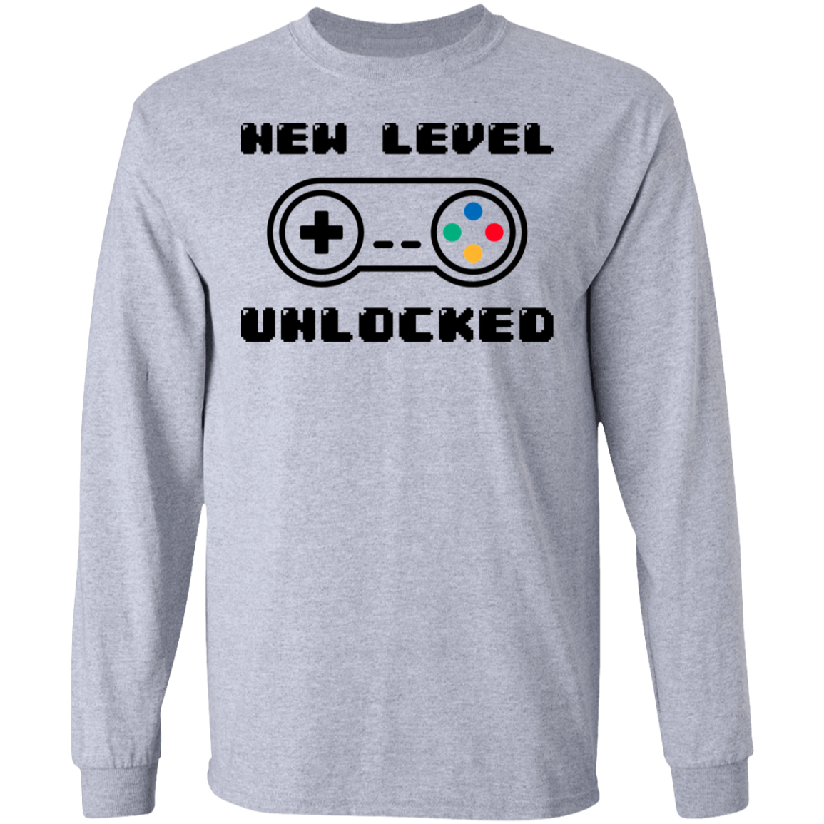 New Level Unlocked Gaming Long Sleeve T-Shirt