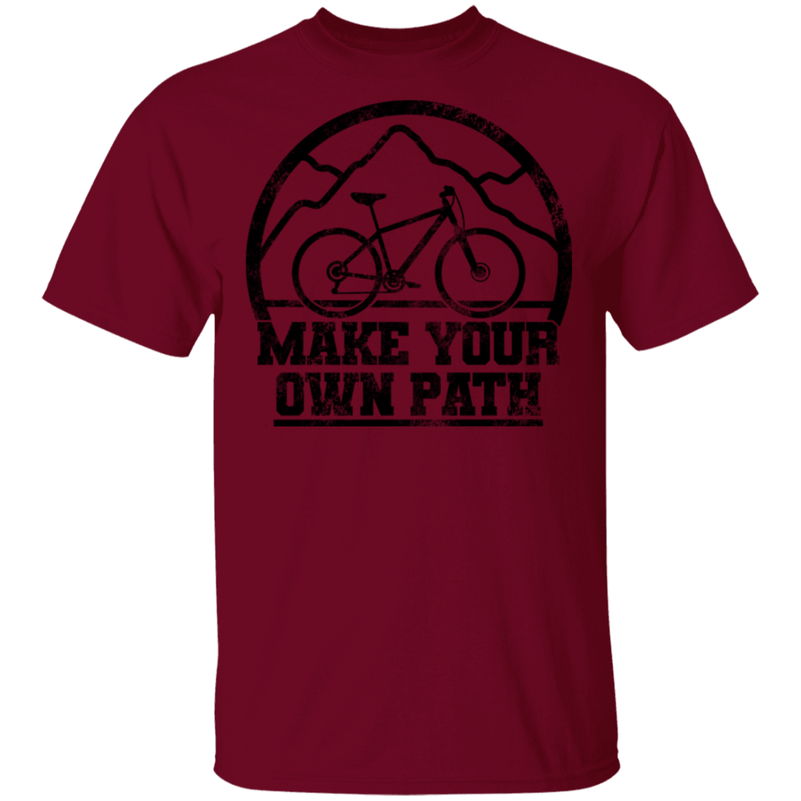 Make Your Own Path Mountain Biking T-Shirt