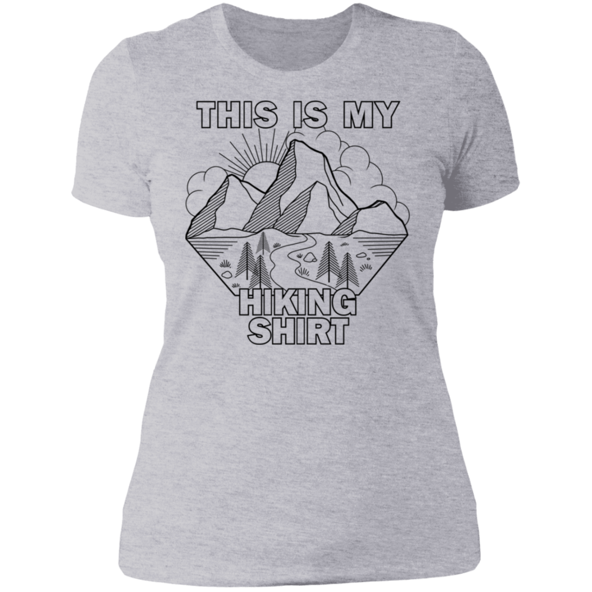 Women's This Is My Hiking Shirt Nature Camping T-Shirt