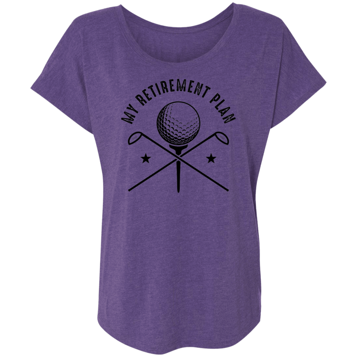 My Retirement Plan is Golfing Women's Dolman Sleeve