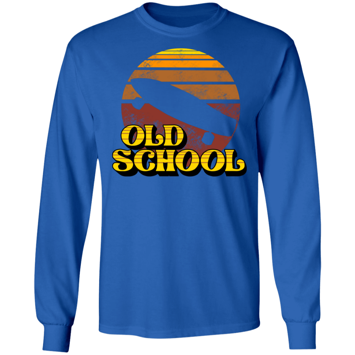 Old School Skateboarding Long Sleeve T-Shirt
