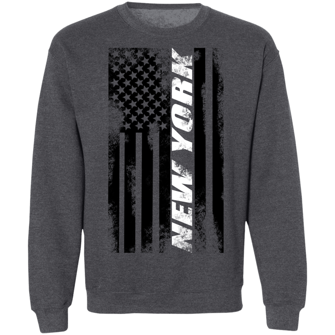 New York New York American Flag Crewneck Sweatshirt
