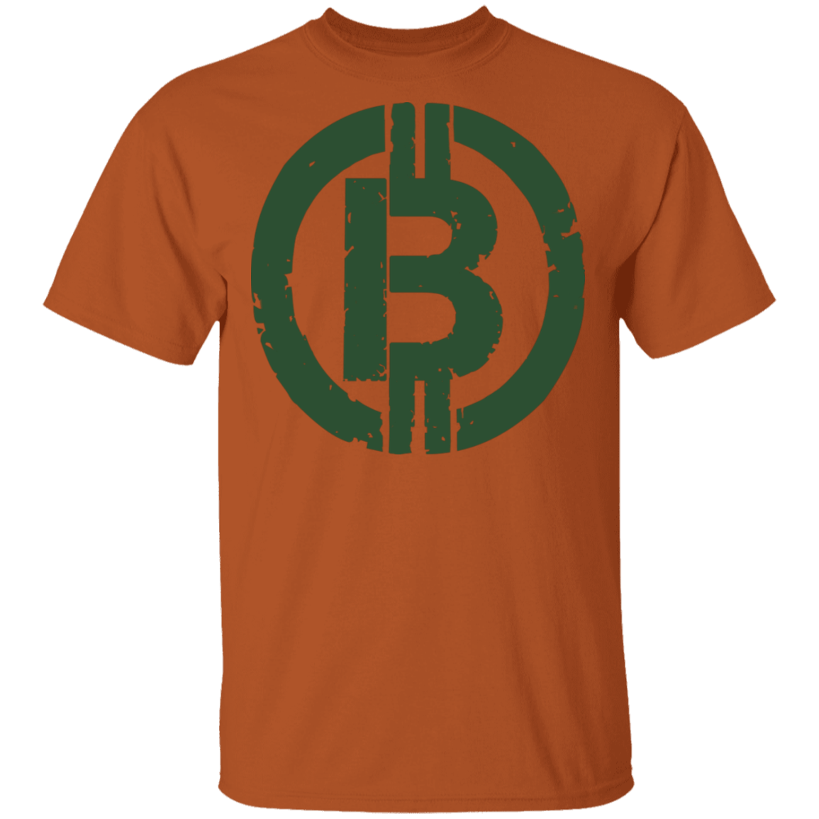 Military Green Bitcoin Hodl Cryptocurrency BTC T-Shirt
