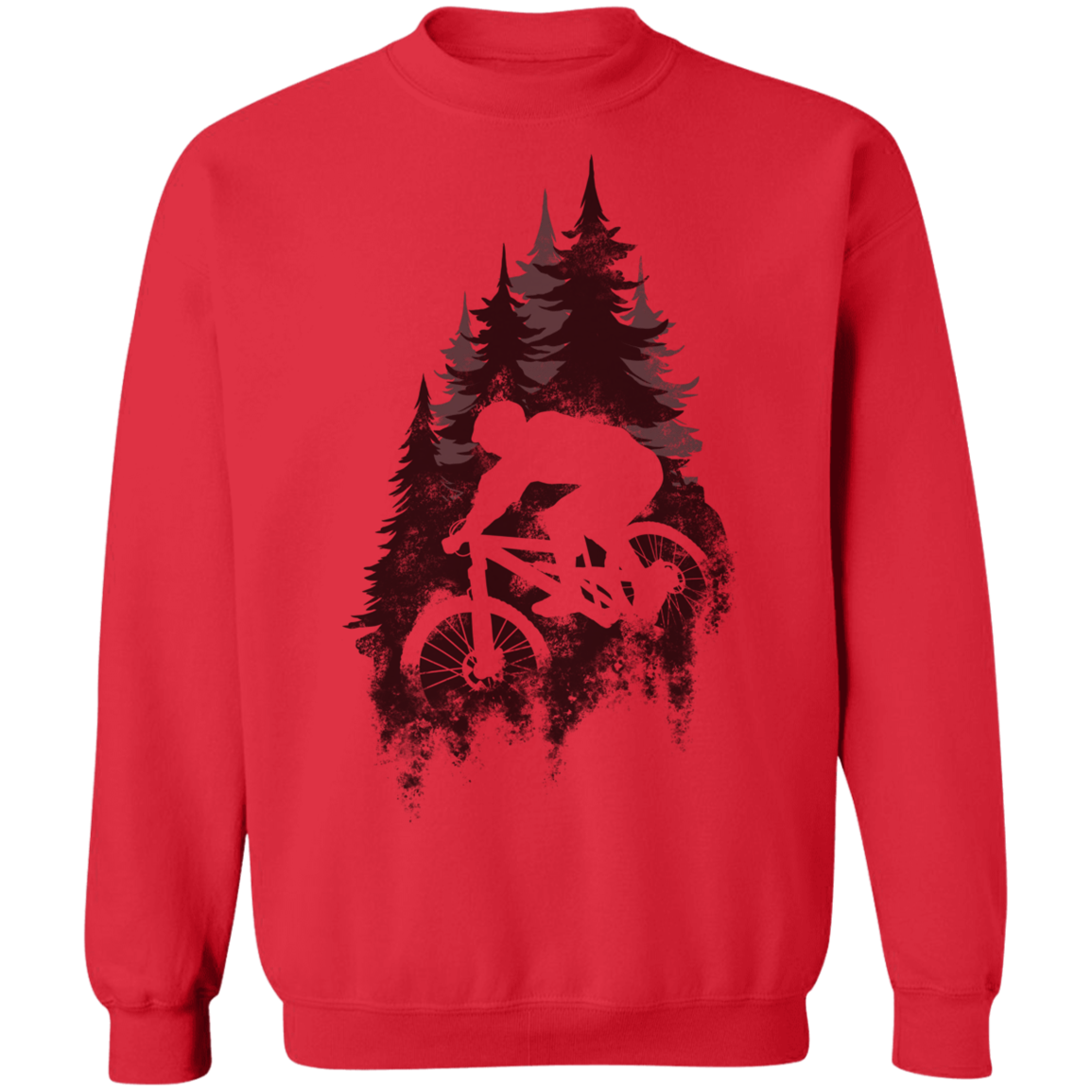 Mountain Biker Outdoors Crewneck Sweatshirt