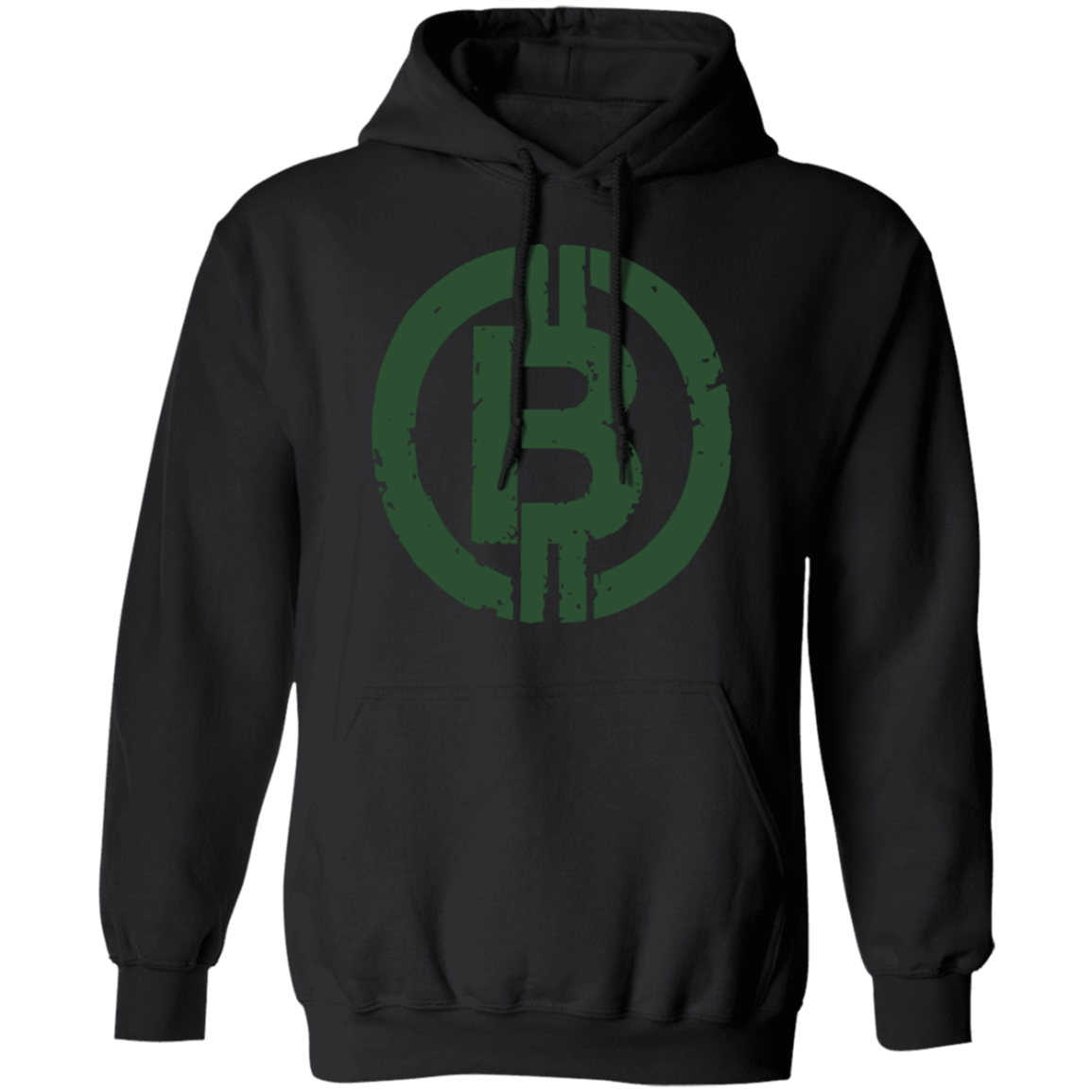 Military Green Bitcoin Hodl Cryptocurrency BTC Pullover Hoodie