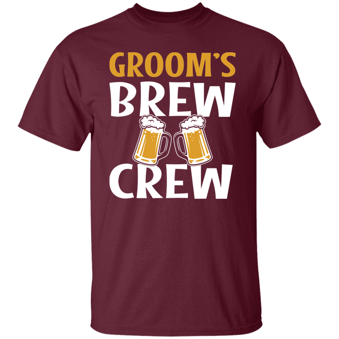 Bachelor Party Groom's Brew Crew Funny T-Shirt